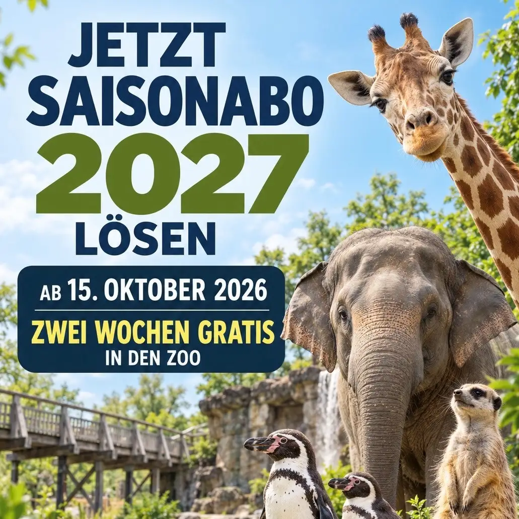 2 Wochen gratis in den Zoo